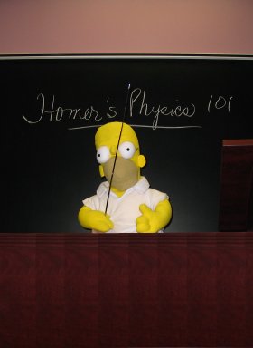 [Homer Lecturing]