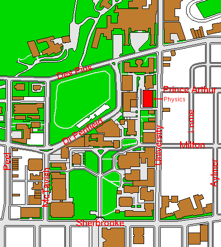 downtown campus map